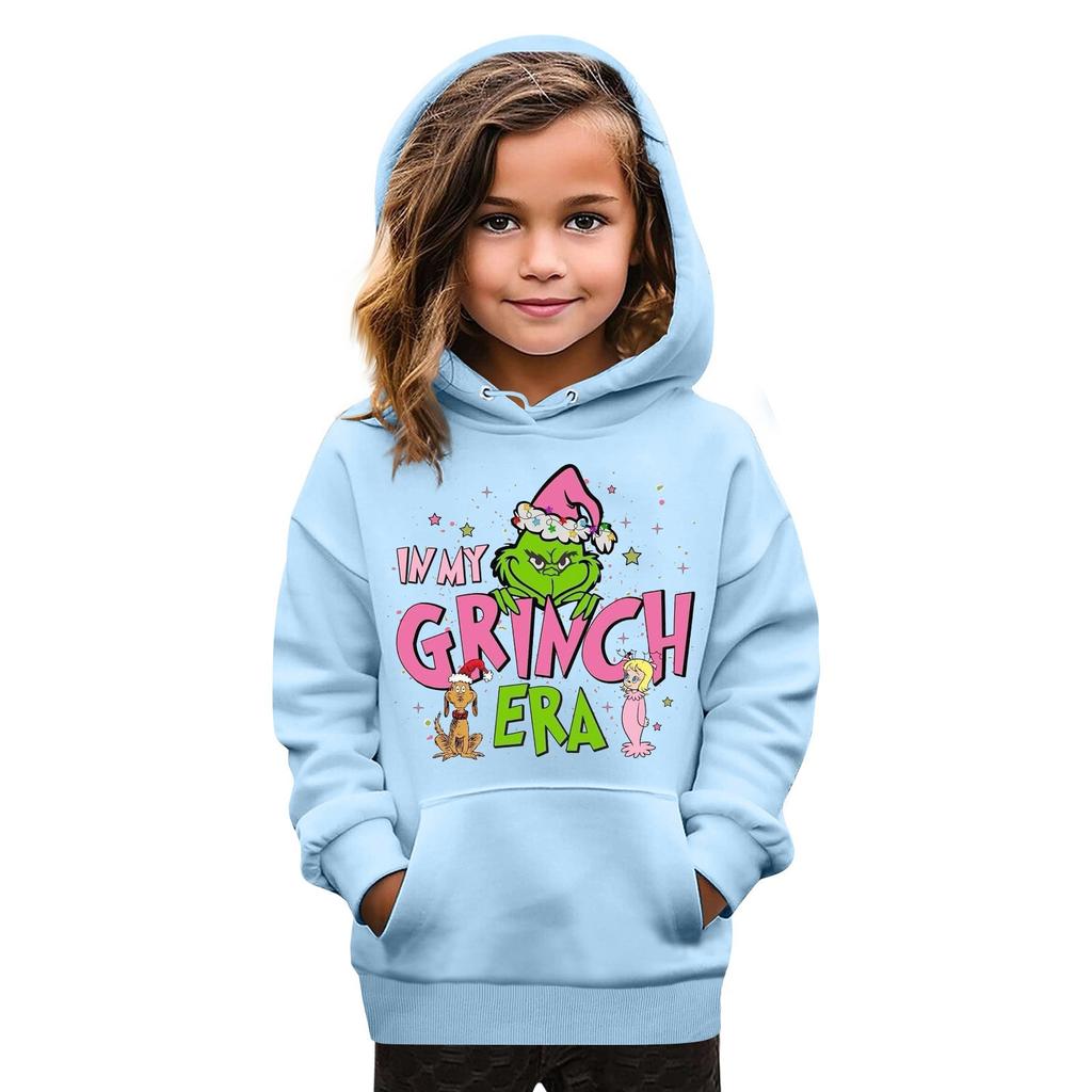 Christmas Children's Sweatshirt Long Sleeve Lightweight Casual Hoodie Loose Comfortable Children's Sweatshirt
