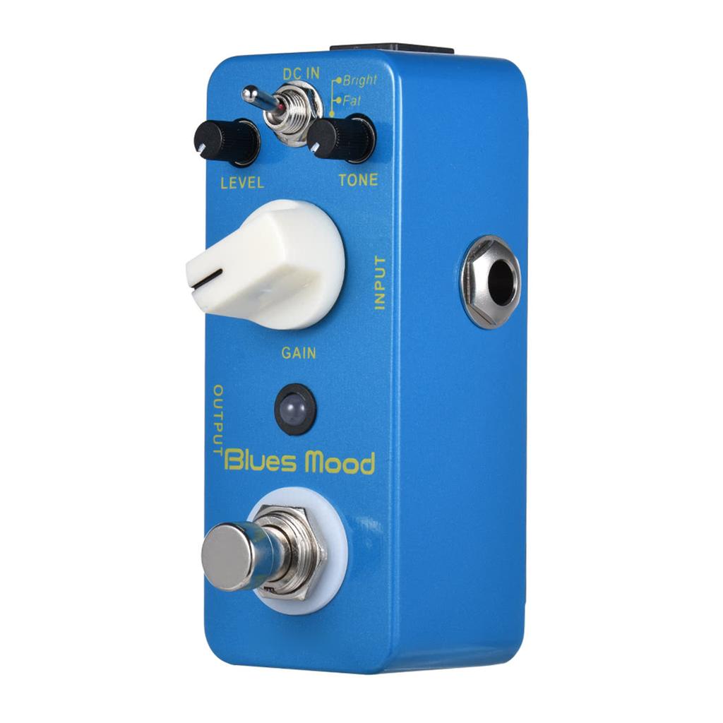 MOOER Blue Mood Педаль гитарного эффекта овердрайв в стиле блюз 2 режима(Яркий Жир) Тру байпас Цельнометаллический корпус