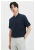 __ Cooling sensation and antibacterial __ __ Quick drying __ Three color embroidered short sleeved collar with placket