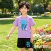 3-12 Ensemble décontracté sportif pour garçons et filles, T-shirt d'été cool à manches courtes et imprimé numéros 6 et 7, style