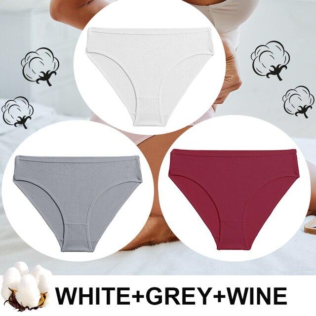 FINETOO 3 шт./лот, женские трусики с высокой талией, бесшовные трусики, нижнее белье, хлопковые трусы, сексуальное женское белье, женское нижнее белье