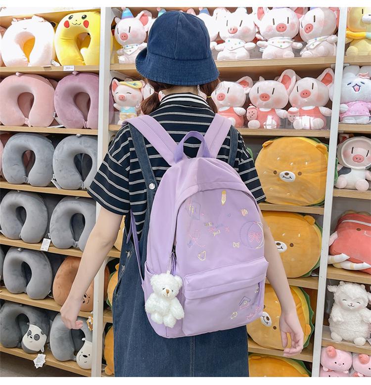 Милый рюкзак в корейском стиле Ulzzang Harajuku для девочек средних и старших классов