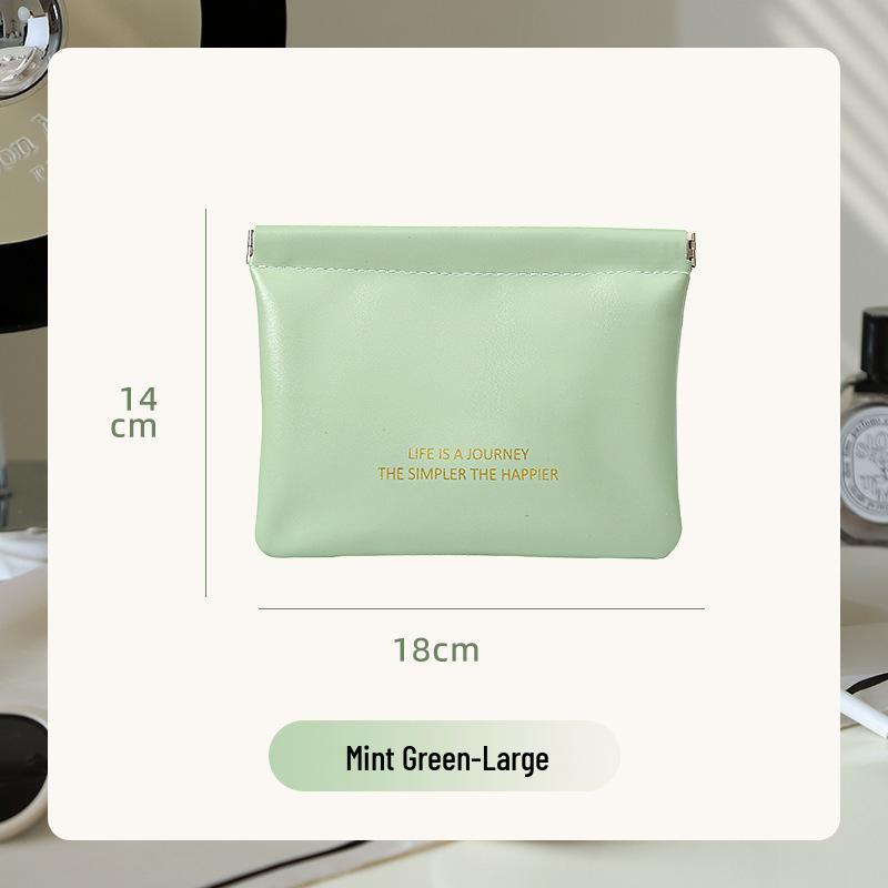 Портативный чехол для помады и зарядного устройства: Компактная, с автоматической застежкой, многоразовая сумка для хранения