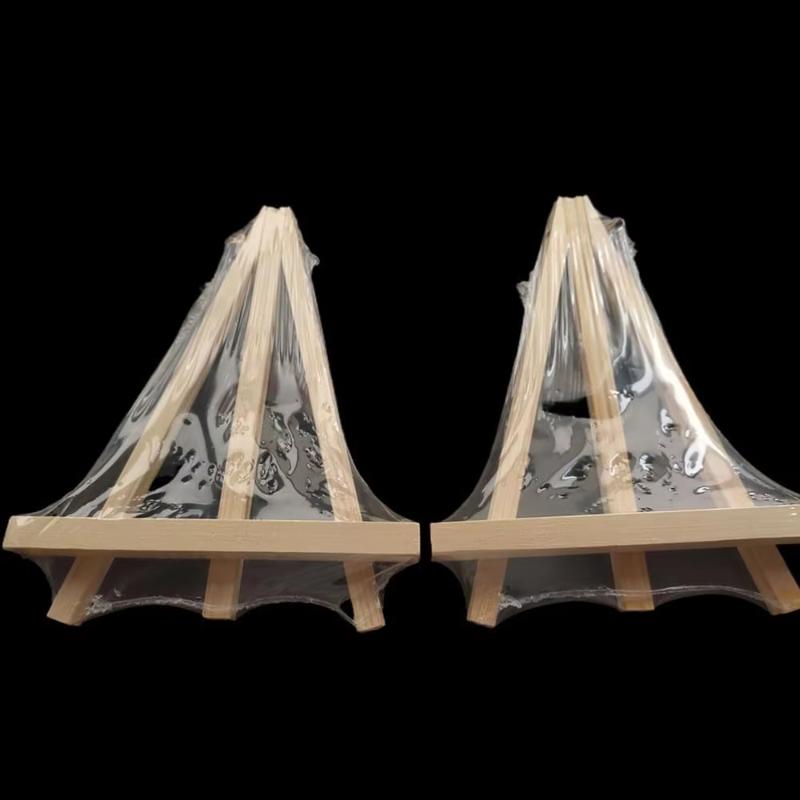 Регулируемый мини-деревянный стенд-мольберт 2/4/6 шт. Портативный треугольный настольный держатель для холста для рисования для художественных работ