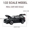 1/32 модель автомобиля Toyota RAV4, игрушечная машинка из сплава, литая под давлением Коллекционная модель со светом и звуком, игрушечный автомобиль для мальчиков, детский подарочный автомобиль