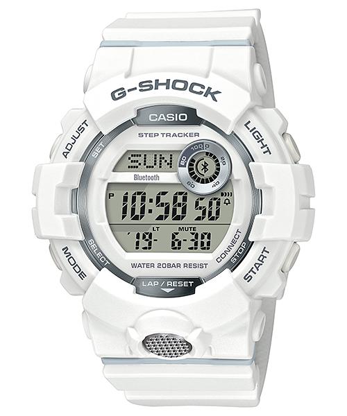 Casio Мужские часы G-SHOCK, пластиковый корпус, водонепроницаемость 200 м, цифровые, ударопрочные, кварцевые, GBD-800-7