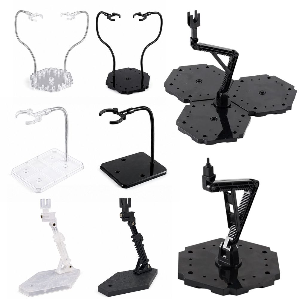 Replaceable Connectors Action Figure Stand Adjustable Arm Model Support Stand Model Display
