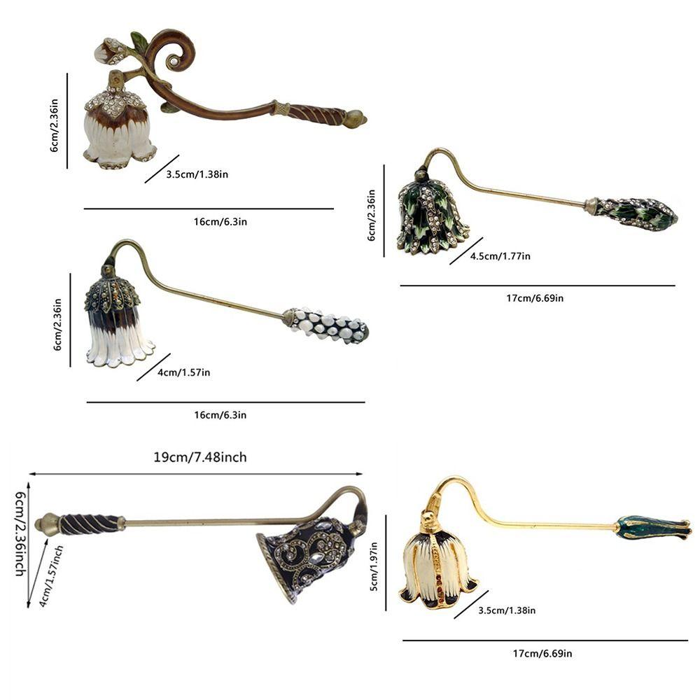 Metal Flower-Shaped Candle Extinguisher Candle Stopper Decorative Candle Cover for Home Decor