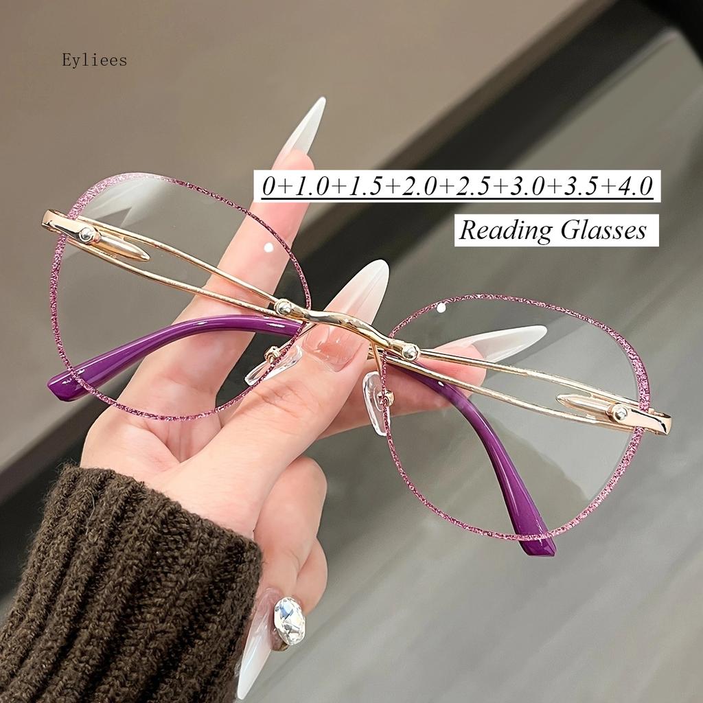 Reading Glasses Anti Blue Light Presbyopia Eyewear High-definition for Men and Women Trendy Fashionable Transparent Frame