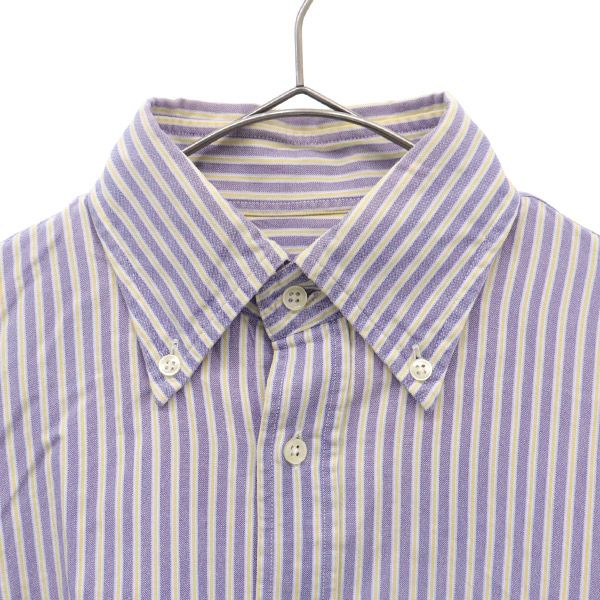 BEAMS PLUS Robert Friedman collaboration stripe Long sleeve Button down shirt Men's Used