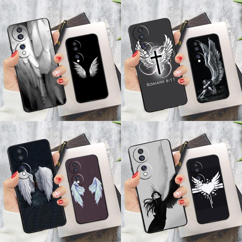 Чехол 'Крылья Ангела Сердце' для Honor 200 Pro X9a X9c X8a X7a X6a X7 X8 X9 X8b X9b 50 70 90 Magic 5 6 Lite
