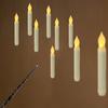 12 шт. Подвесные свечи, беспламенные плавающие свечи с дистанционным управлением, работающие от батареек