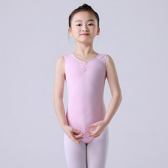 Летний балетный танцевальный костюм для девочек: жилет и купальник