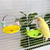 Интерактивный Попугай Снимает Скуку Пластиковый Дозатор Лакомств Клетка для Птиц Нескользящая Конструкция Попугаи Грызут