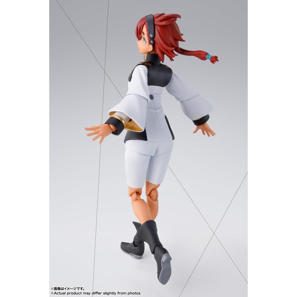 TAMASHII NATIONS SHFiguarts Gundam Witch из Mercury Suletta Mercury 140 мм окрашенная фигурка из ПВХ и АБС