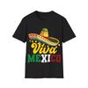 Футболка Viva Mexico Мексиканский Карнавал Сомбреро Наряд Viva Mexico Рубашка для Фиесты