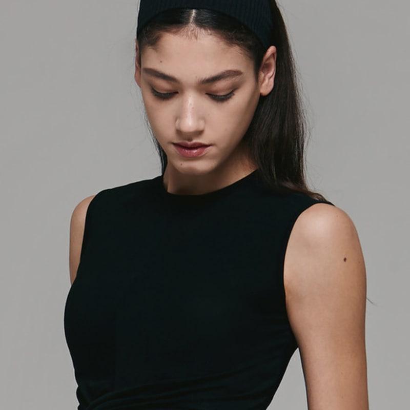 DEVIWEAR Женская одежда для йоги DEVI-A0003-Черный Пилатес Лаура Голджи Повязка для волос