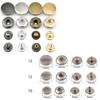 25 Компл./Упак. 10/12/15мм Металлические Кнопки-Кнопки Швейная Пуговица Кнопка-Застежка + 2шт Инструменты + 1шт Основание для Шитья Кожаное Ремесло Одежда Сумки