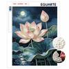 Pearl Painting Kit Lotus Flower Moon Night Painting Art Handmade Diy Home Decoration Painting