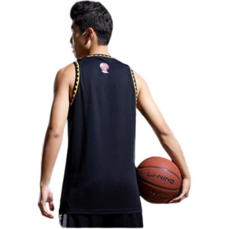 Li-Ning x CBA Allen Guo Liaoning Flying Leopards Road Jersey 'Black' Men's AAYR463-2