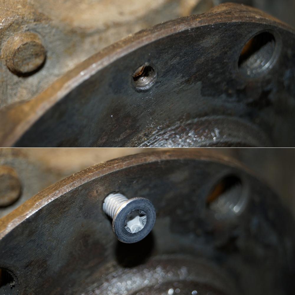 Car Brake Disc Hex Socket Countersunk Bolt Screws For Saab 9-3 D75 D79 E79 YS3F E50 CHEVROLET SPARK M300 Captiva C100 C140