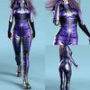 Унисекс Киберпанк 3D цифровая печать Хэллоуин вечеринка ролевая игра наряд для женщин мужчин косплей костюм карнавальный комбинезон