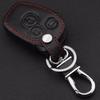 Jingyuqin Remote 3 Buttons Leather Car Key Cover Fob Case Holder For Renault Clio Kangoo Megane Master