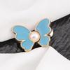 1pc Reusable Butterfly Jean Button Pin, No Sew Waist Tightener for Pants, Clothing Decor & Fitting Tool