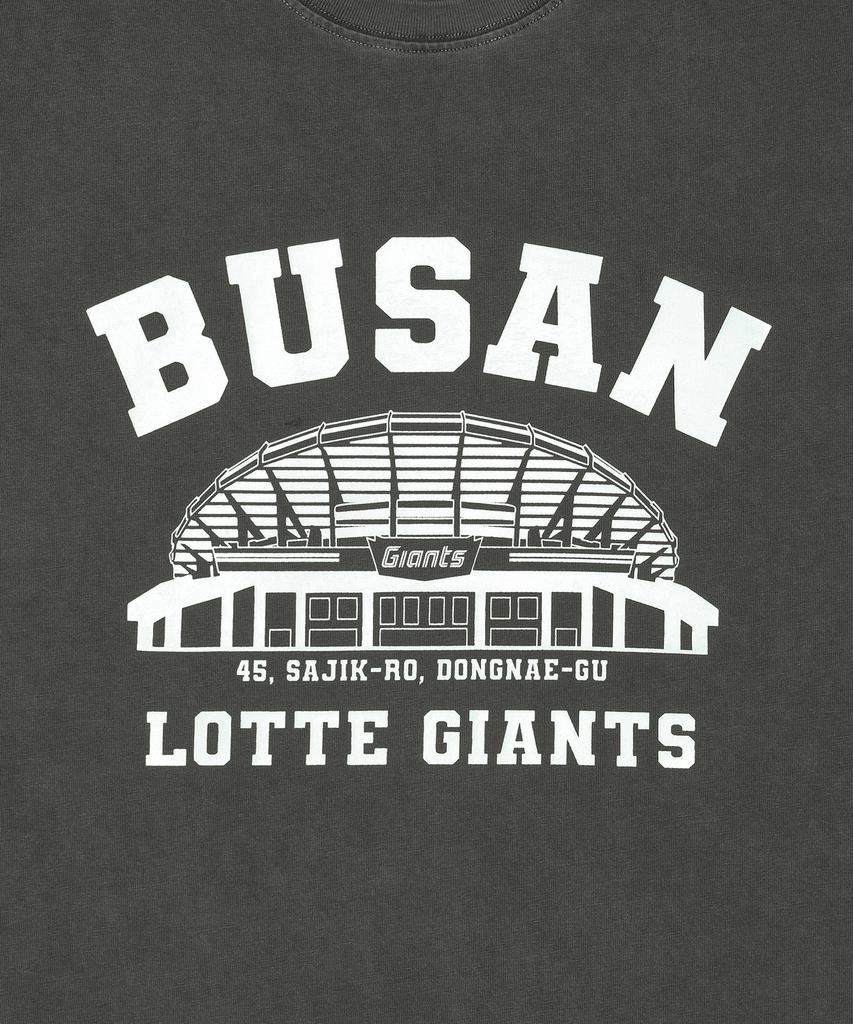 Hangugyaguwiwonhoe Mss X Kbo Ballpark Футболка с коротким рукавом Угольно-серый [Busan Lotte Giants]