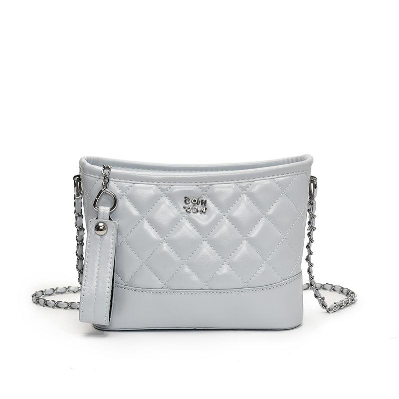 Новая модная и высококлассная маленькая квадратная сумка 2025 трендовая женская сумка через плечо и на косую, корейская версия сумки-подмышки с ромбовидной стежкой Xiaoxiangfeng