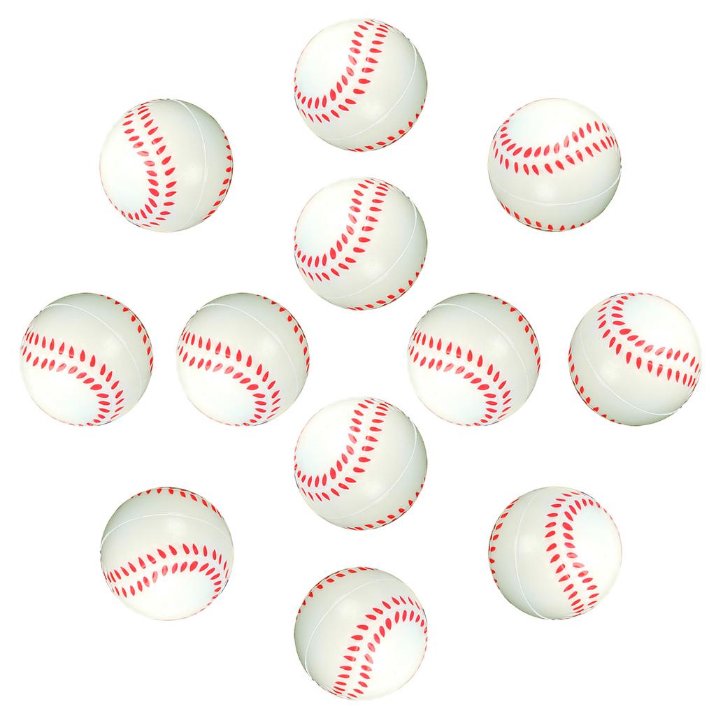 Набор из 12 мини-теннисных мячей из высокоэластичной пены, мягкий спортивный мяч для помещений и улицы для детей, набор мягких теннисных мячей из пены