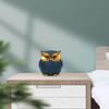 Owl Figurines Home Decor Accents Cute Small Animal Sculptures Vintage Owl Figurines for Bookshelf Bedroom Living Room