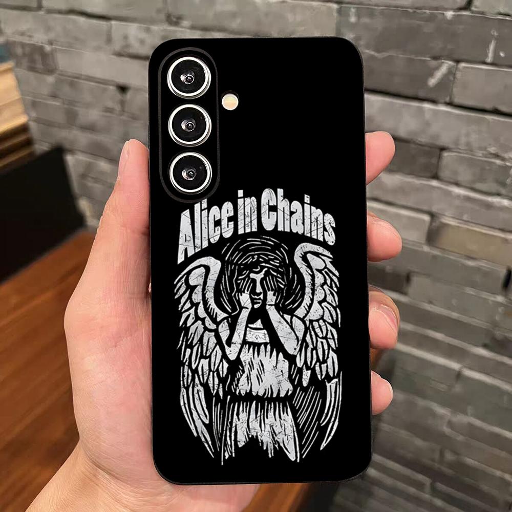 Retro Band Alice In Chains Phone Case For Samsung S26 S25 Edge S24 S23 S22 S21 S20 Ultra Plus Fe Galaxy Silicon Cover