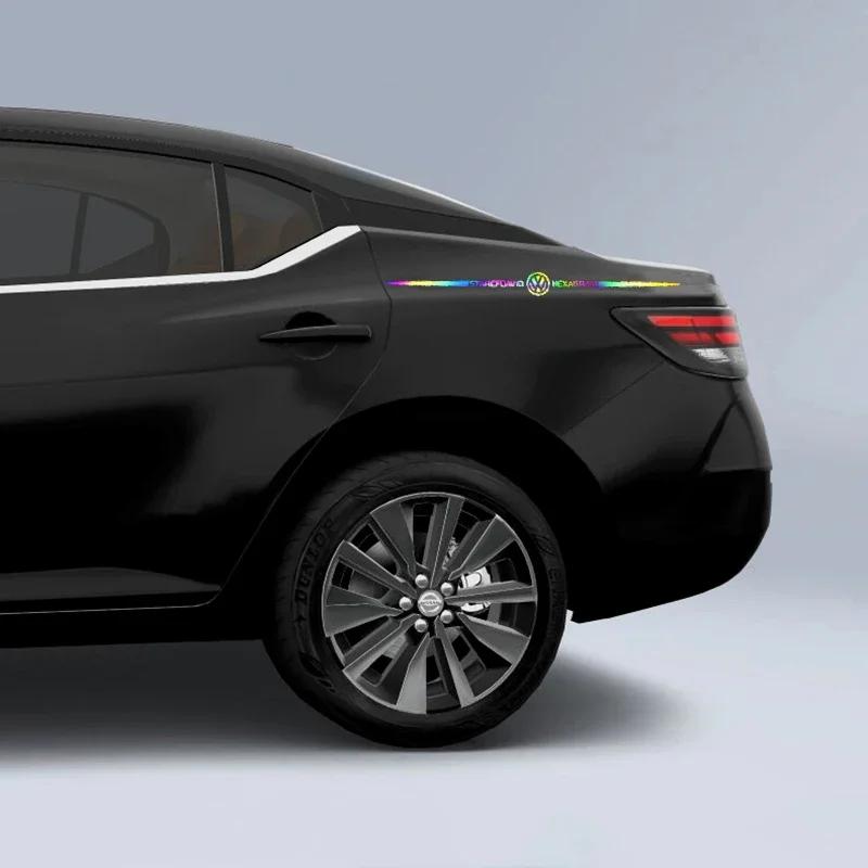 2025 Hot 60cm Laser Car Windshield Sticker Auto Body Decals for Volkswagen Golf MK4 MK6 MK7 Jetta Touareg Beetle Passat Polo Tig