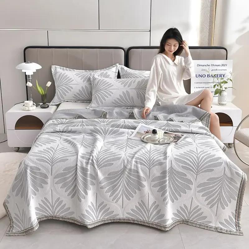 Одеяла, хлопковое летнее одеяло, мягкое одеяло, постельное белье, супермягкое покрывало с наволочкой, летнее одеяло, покрывало королевского размера