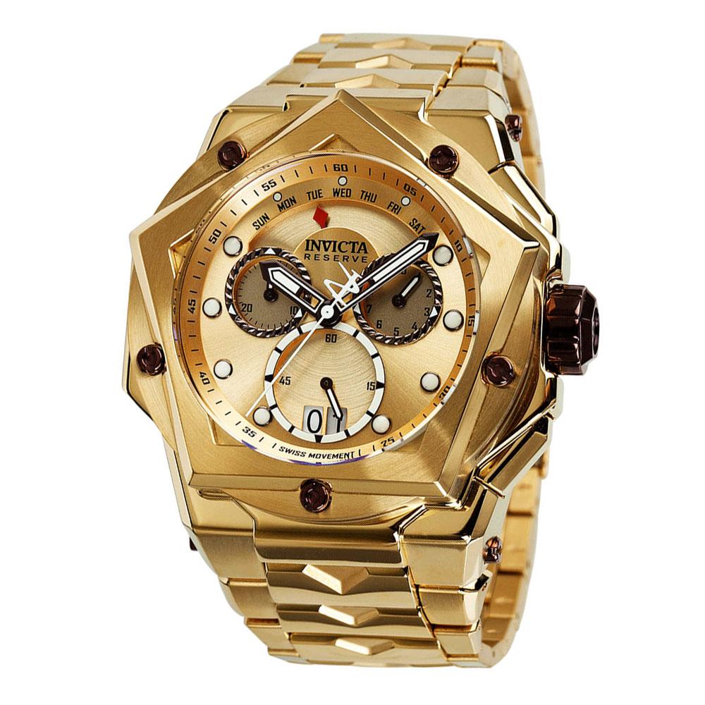 Inbigta Reserve Helios Special Edition Men'S Chronograph 200M Water Resistance Large Size Metal Watch 41138