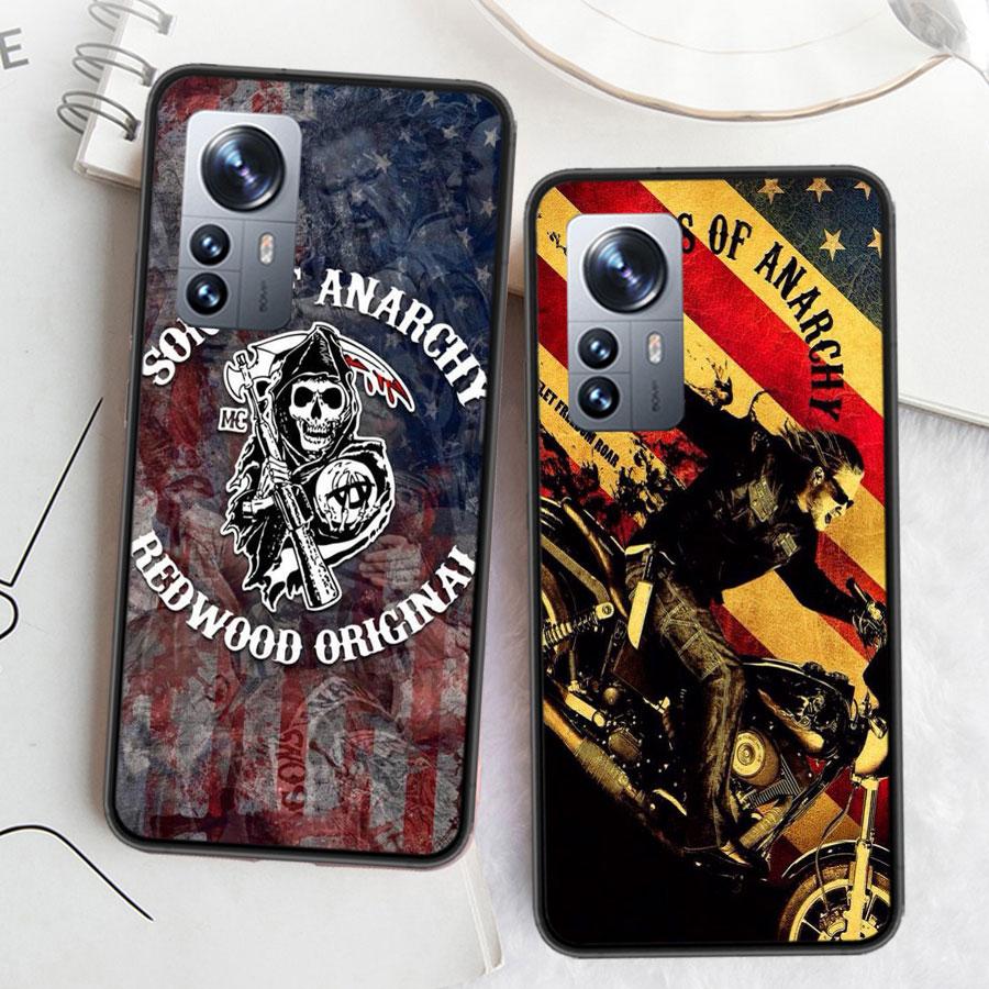 Sons of Anarchy Clear Phone For Xiaomi Poco X7 X6 X5 F6 F5 F7 Mi 14 Ultra 15 13 12 12X 12T 11T 10T Pro 11i 10 Lite Cover Case TP