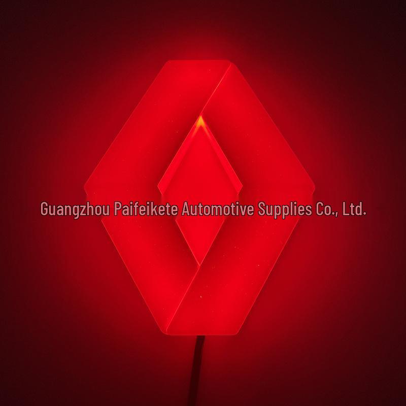 Светящийся светодиодный значок задней двери для Renault Koleos, Megane, Fluence, Latitude