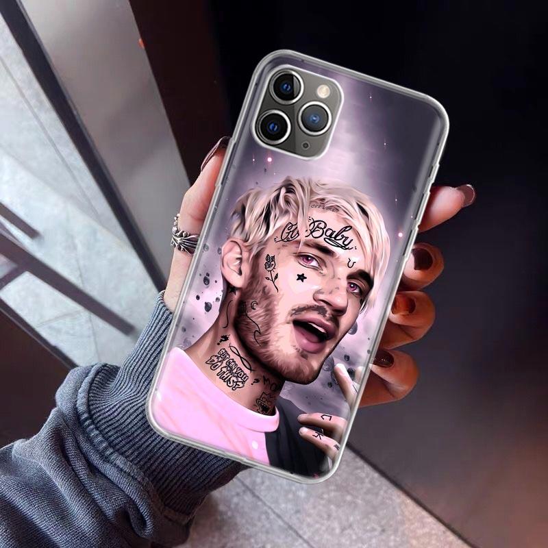 Чехол для телефона Lil Peep для iPhone 17 Air 11 13 Mini 14 15 Plus 16 12 Pro Max 16E SE 7 8 с рисунком, мягкий ТПУ задняя крышка 17 Air 11 13 M