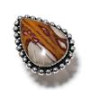 Noreena Jasper Gemstone Handmade 925 Sterling Silver Jewelry Ring Size 7 H4M15
