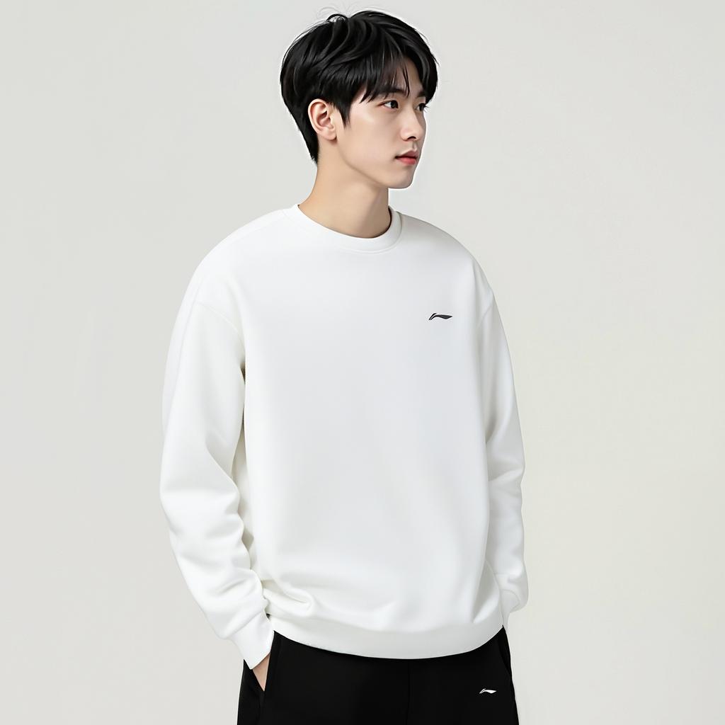 Толстовки Li Ning Унисекс Белые Средние AWDVG77-2