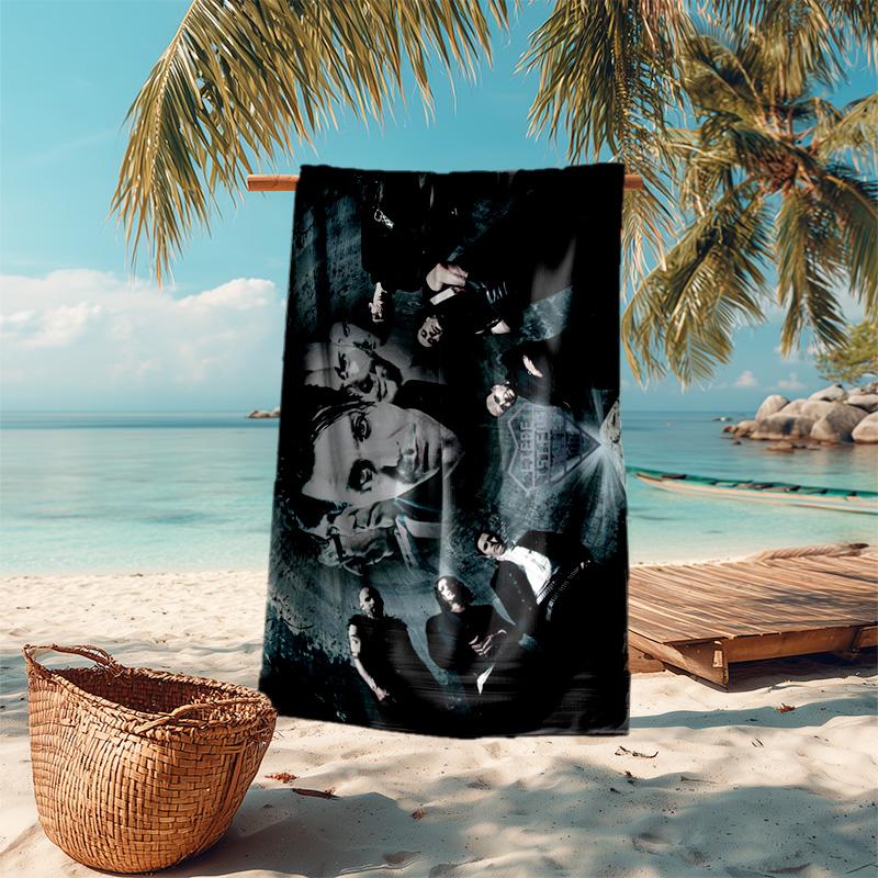 Till Lindemann, lead singer of the German heavy metal rock band Rammstein, outdoor camping vacation swimming beach scarf decorative blanket F8