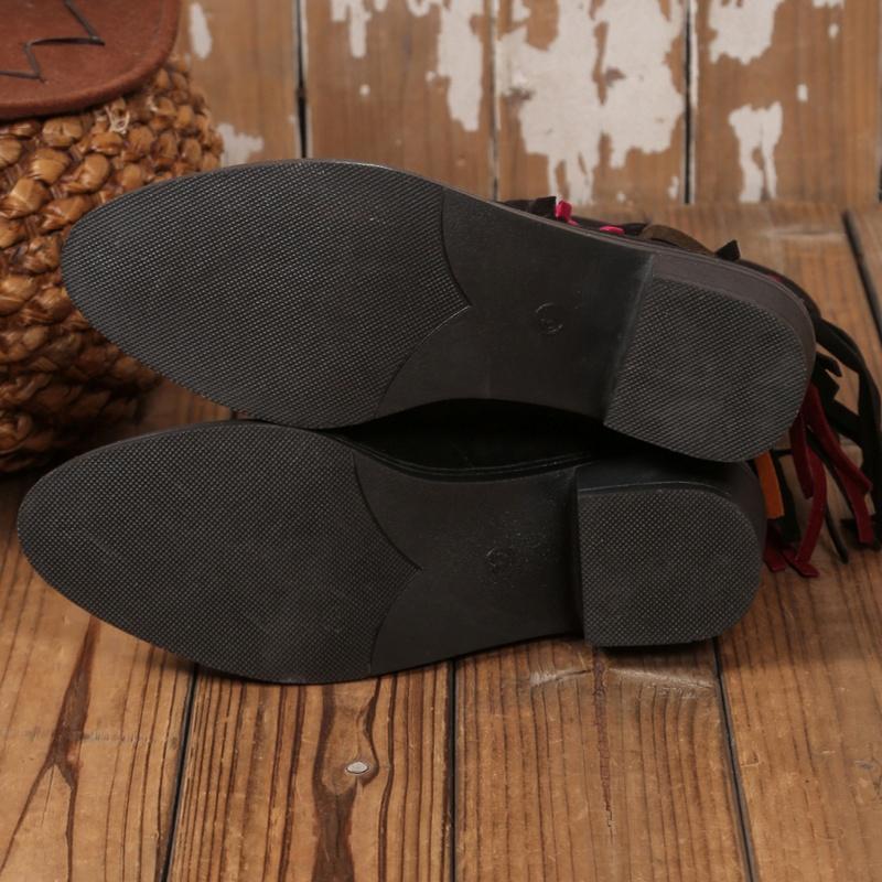 Модные женские ботинки челси с бахромой на высоком каблуке, роскошный зимний тренд 2025 года, новые модные сапоги-гладиаторы в готическом стиле, зимние ботинки Botas Mujer