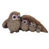 Animal Sculpture Owl Statue Birthday Gift Decorative Resin Figurine Tabletop Ornament for Bookshelf