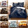 Kemila постельное белье Queen King Size волк милые животные комплект постельного белья собака кошка печать для детей и взрослых прекрасный подарок Роскошные пододеяльники наборы утешитель