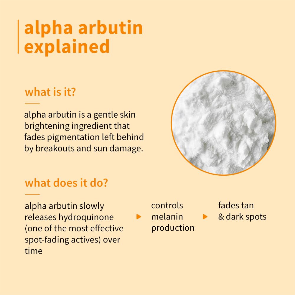 Plum 2% Alpha Arbutin & Hyaluronic Acid Face Serum 30 ml Pack | Brightens Skin | Fades Tan | Hydrating Serum