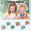 12Pcs Pull Back Wind-up Airplane Toy Educational Spring Clockwork Aircraft Toy Toddlers