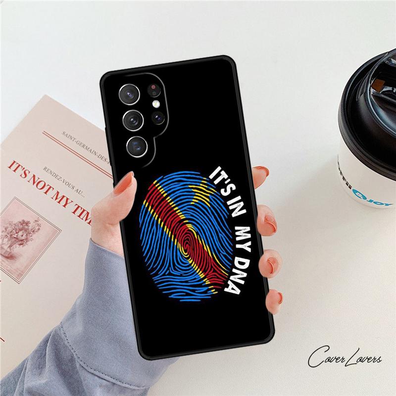Чехол для телефона с флагом Демократической Республики Конго Для Samsung Galaxy S24 S25 S23 S22 Ultra Note 10 20 Plus S20 S21 FE Чехол