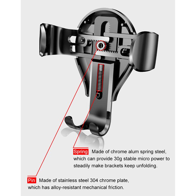 Baseus Gravity Car Phone Holder Mount Windshield Sucker Strong Suction Cup GPS For iPhone 12 For Samsung Car Mobile Phone