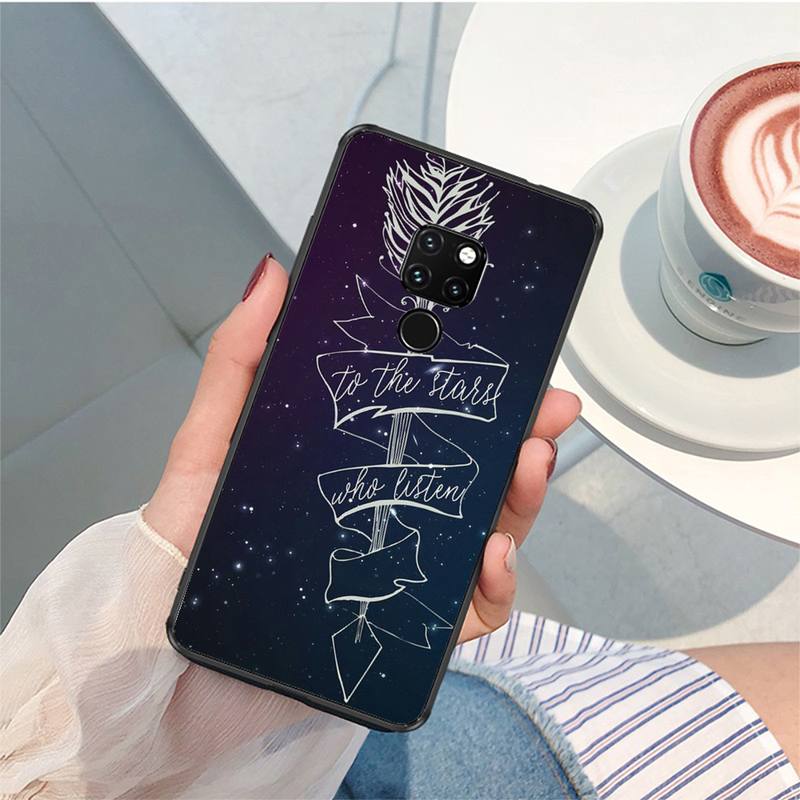 A Court of Mist and Fury Sarah J Maas Phone Case For Huawei Nova3I 3E Mate9 10 20lite 20Pro 40 30pro Funda Case